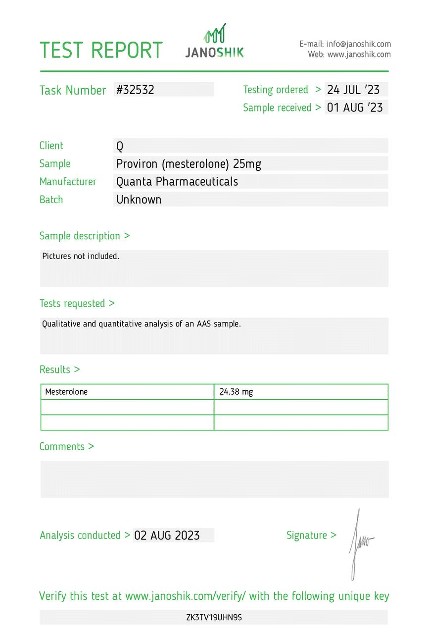 Quanta Pharma Proviron - Image 2